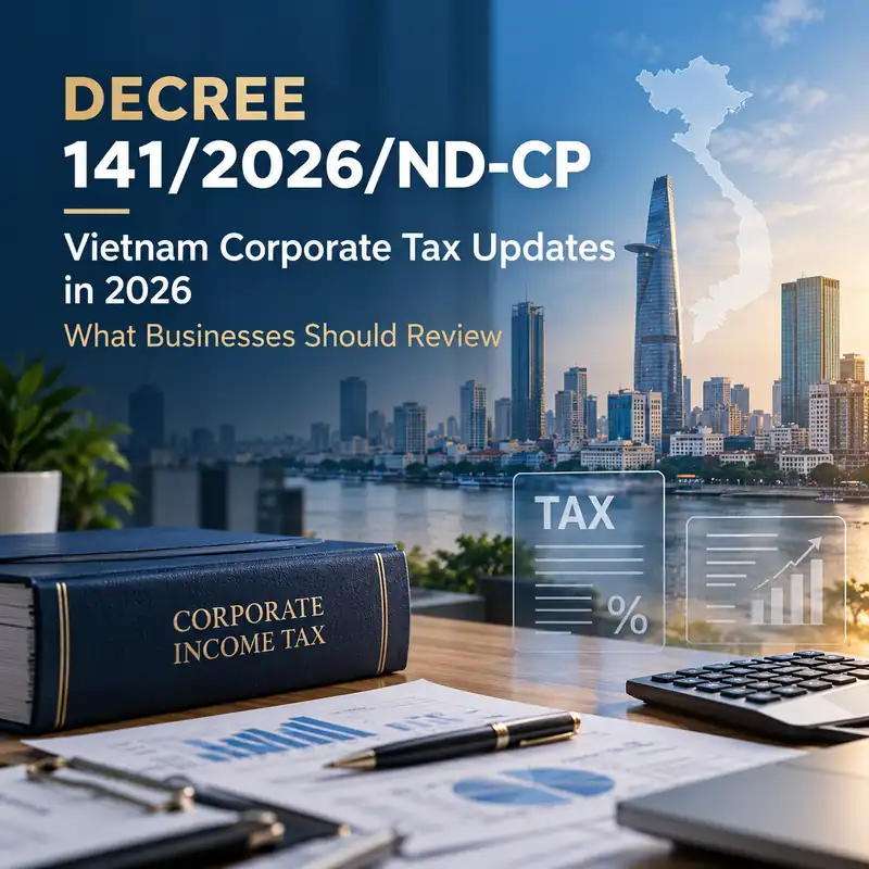 Decree 141/2026/ND-CP and corporate tax compliance for foreign-invested enterprises in Vietnam.