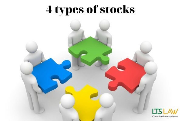 4 types of shares in a joint stock company